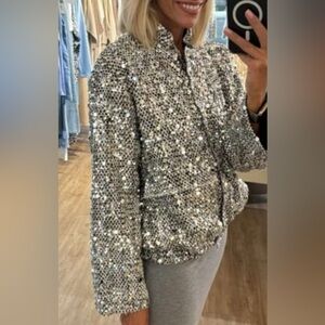 Silver Sequin Jacket